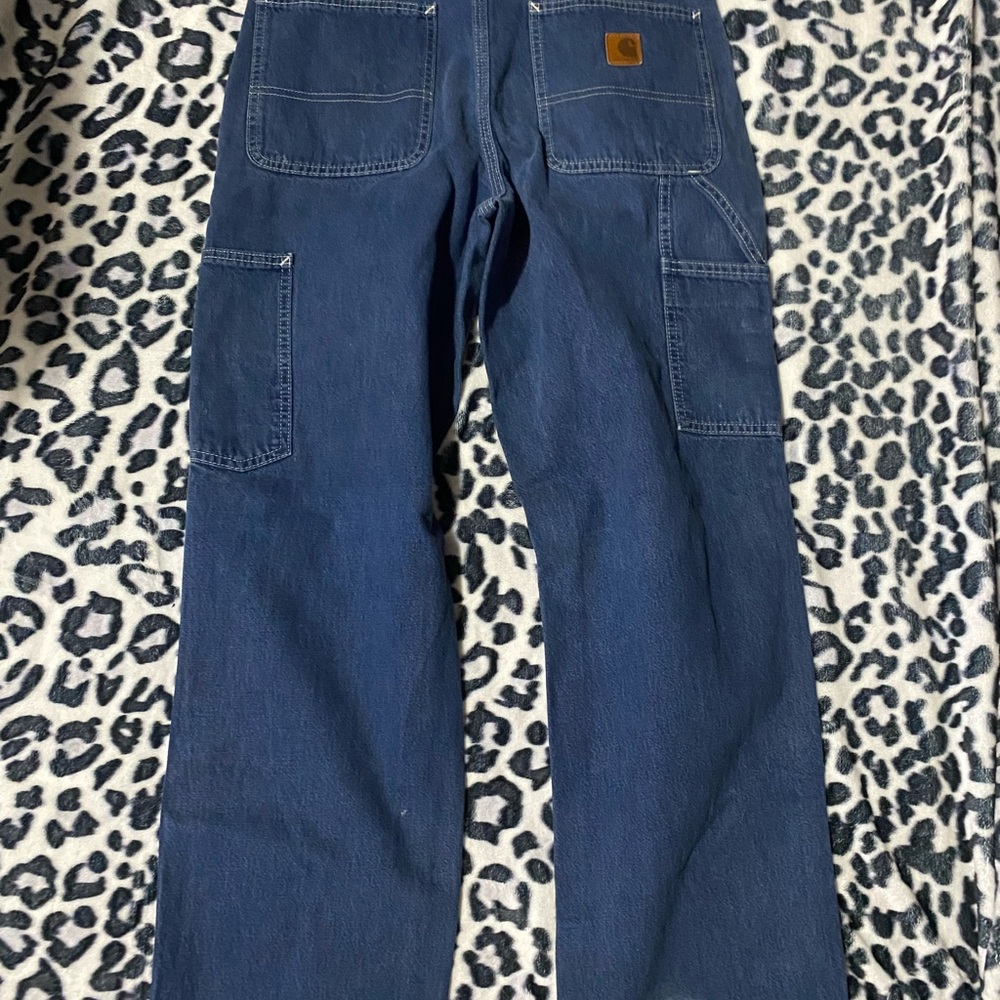 Blue Denim Work Pants